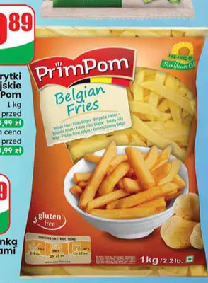 Frytki belgijskie Prim Pom promocja w Dino