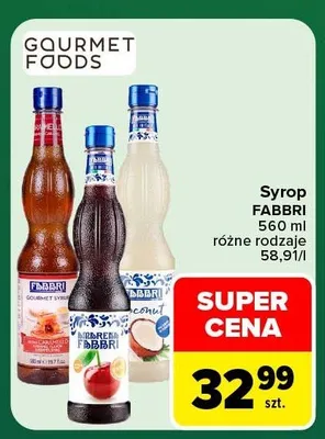 Syrop Fabbri Amarena promocja w Carrefour Market