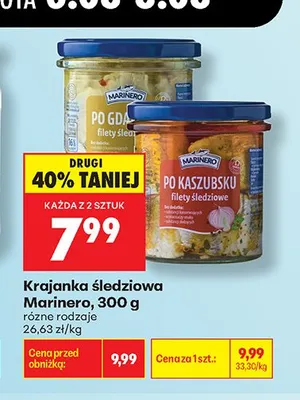 Krajanka śledziowa po gdańsku Marinero promocja w Biedronka