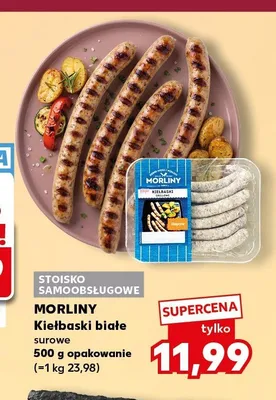Kiełbaski białe surowe Morliny promocja w Kaufland