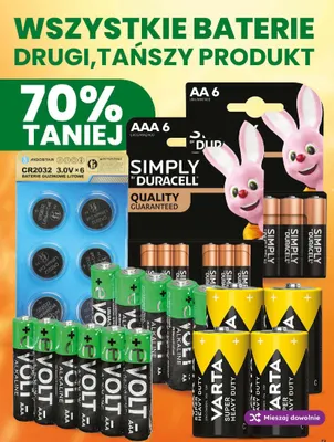 Baterie Simply by Duracell Aa 6-pak promocja w Dino