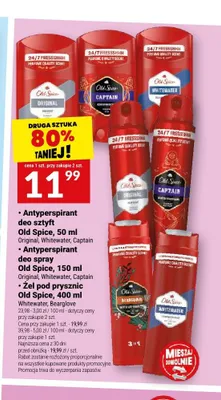 Antyperspirant w sprayu Old Spice Captain promocja w Twój Market