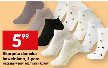 Skarpeta damska bawełniana promocja w Twój Market
