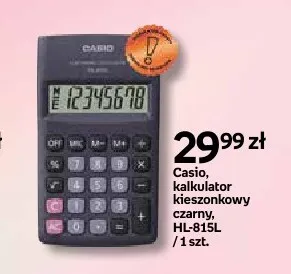 Kalkulator kieszonkowy Casio HL-815 l promocja w Empik