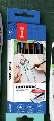 Cienkopisy Fineliners promocja w Gram Market
