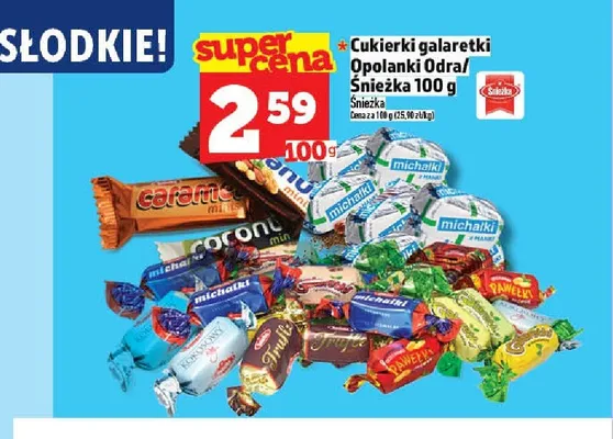 Cukierki galaretki Śnieżka promocja w TOPAZ