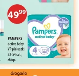 Pieluszki Pampers Active Baby VP promocja w Drogerie Laboo