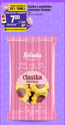 Ciastka z nadzieniem wiśniowym promocja w POLOmarket