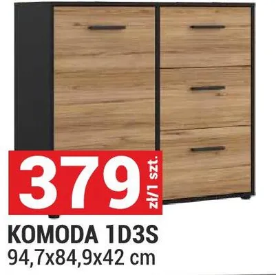 Komoda 1D3S promocja w Merkury Market