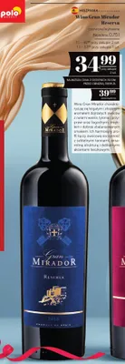 Wino Gran Mirador Reserva czerwone/wytrawne promocja w POLOmarket