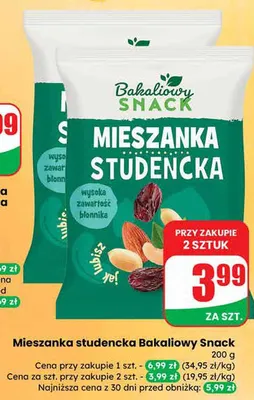 Mieszanka studencka promocja w Dino