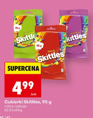 Cukierki Skittles Wild Berry promocja w Biedronka