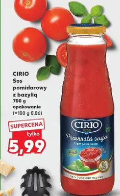 Sos pomidorowy z bazylią promocja w Kaufland