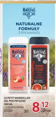 Żel pod prysznic Le Petit Marseillais Organic White Peach & Organic Nectarine promocja w Selgros