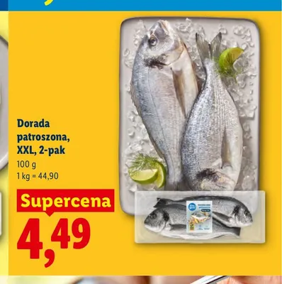 Dorada patroszona XXL 2-pak promocja w Lidl