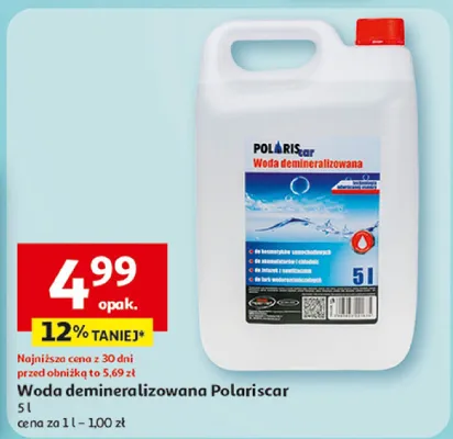 Woda demineralizowana promocja w Auchan