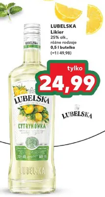 Likier Lubelska Cytrynówka promocja w Kaufland