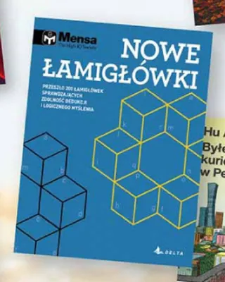 Książka Nowe łamigłówki Mensa promocja w Biedronka