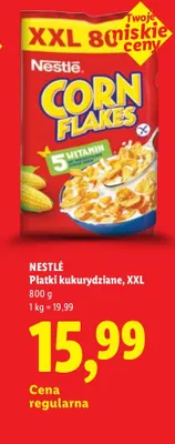 Płatki kukurydziane XXL Nestlé promocja w Lidl
