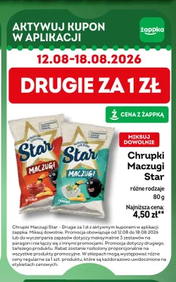 Chrupki Star Maczugi Ketchup promocja w Żabka