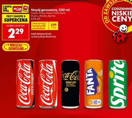 Napój gazowany Fanta promocja w Biedronka