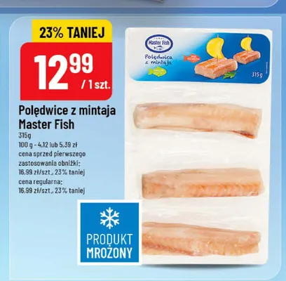 Polędwice z mintaja Master Fish promocja w POLOmarket
