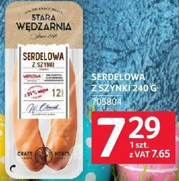 Serdelowa z szynki promocja w Selgros
