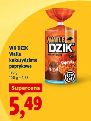 Wafle kukurydziane paprykowe 120 g promocja w Lidl