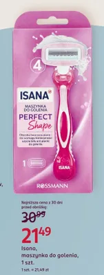 Maszynka do golenia Isana Perfect Shape promocja w Rossmann