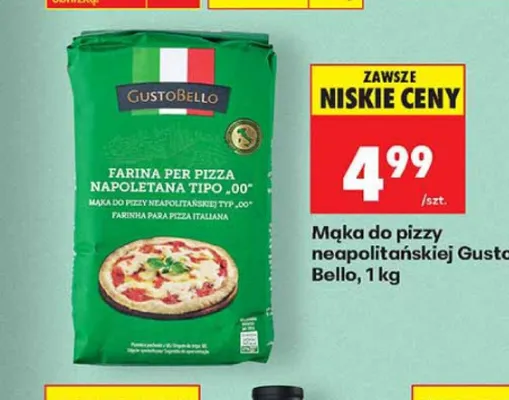 Mąka do pizzy neapolitańskiej Gusto Bello promocja w Biedronka