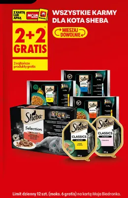 Karma dla kota Sheba Classics z łososiem promocja w Biedronka