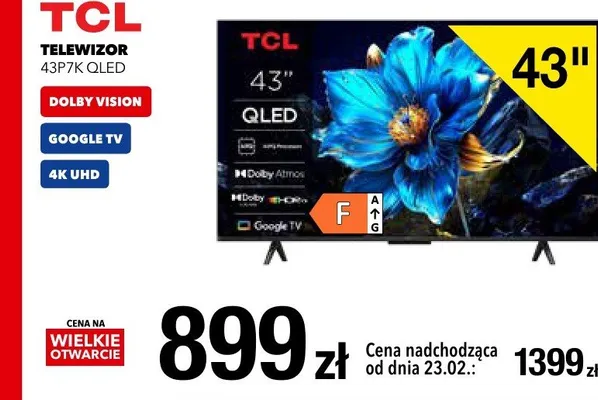 Telewizor 43P7K QLED promocja w RTV EURO AGD