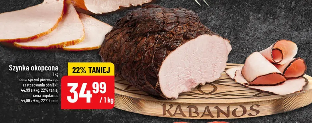 Szynka okopcona promocja w POLOmarket