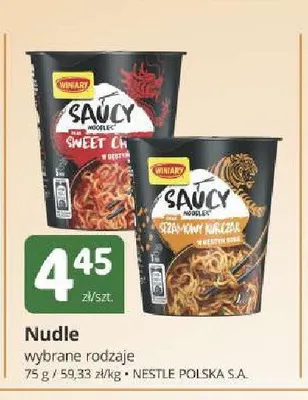 Nudle Winiary Saucy Noodles Sweet Chili promocja w Marketvita