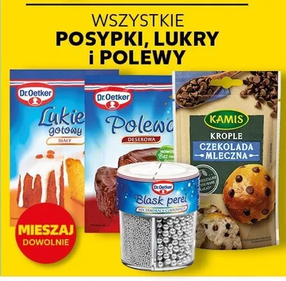 Wszystkie posypki, lukry i polewy promocja w Kaufland