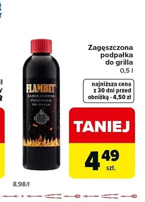 Zagęszczona podpałka do grilla Flambit promocja w Carrefour Express