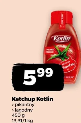 Ketchup łagodny promocja w Netto