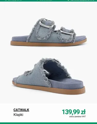 Klapki CATWALK promocja w Deichmann