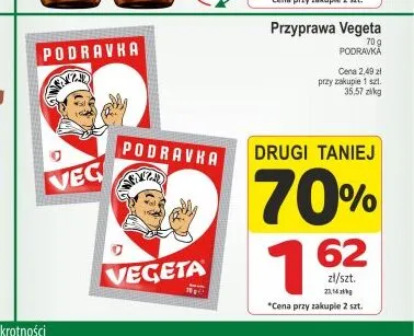 Przyprawa Vegeta Podravka promocja w Marketvita