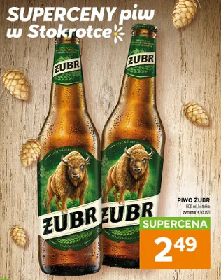 Piwo Żubr promocja w Stokrotka