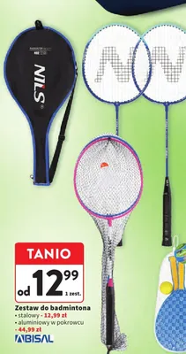 Zestaw do badmintona Abisal stalowy promocja w Intermarche