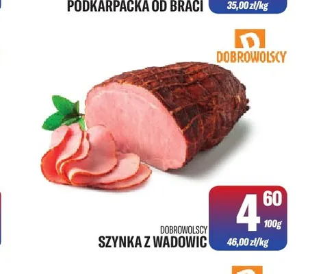 Szynka z Wadowic Dobrowolscy promocja w Tomi Markt