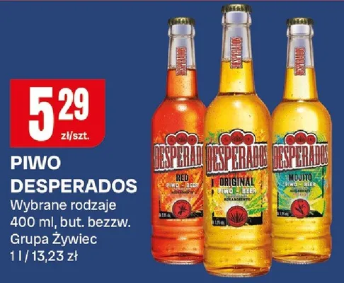 Piwo Desperados promocja w Chorten