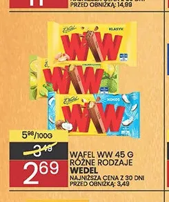 Wafel WW E.Wedel promocja w Wafelek