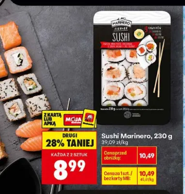 Sushi Marinero promocja w Biedronka