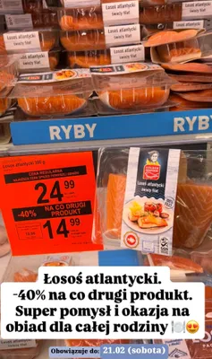 Łosoś atlantycki świeży filet promocja w Aldi