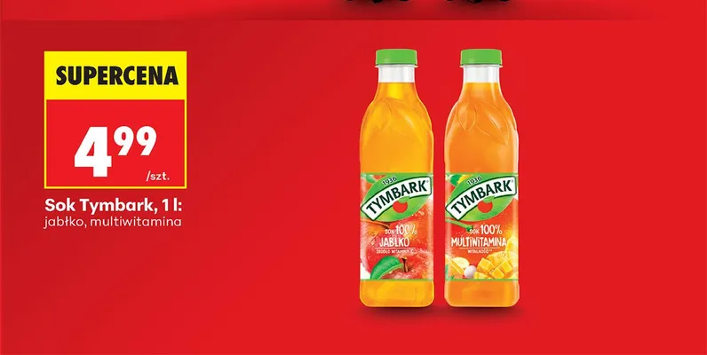 Sok Tymbark promocja w Biedronka