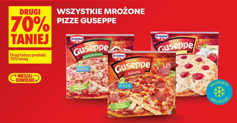 Pizza mrożona Guseppe Cheese Dr.Oetker promocja w Biedronka
