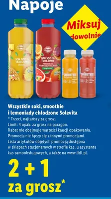 Smoothie Solevita promocja w Lidl