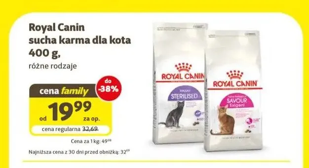 Sucha karma dla kota Royal Canin Savour Exigent promocja w Super Zoo